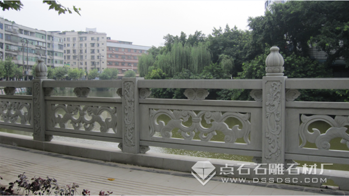 汉白玉石栏杆杆